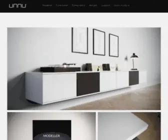 Unnu.nu(Dansk design møbler håndlavet & designet af Mike Fabricius) Screenshot