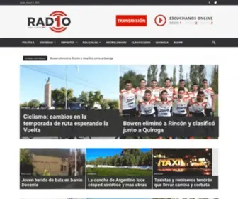 Unoalvear.com(Radio 1 Alvear) Screenshot