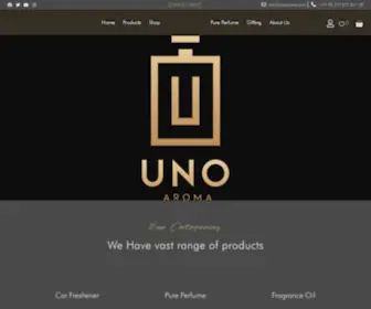 Unoaroma.com(Uno Aroma) Screenshot