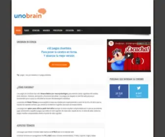 Unobrain.com(Pon tu cerebro en forma) Screenshot