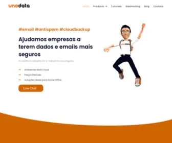Unodata.com.br(Solução AntiSpam para Servidores de E) Screenshot