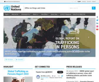 Unodc.org(United Nations Office on Drugs and Crime) Screenshot