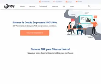 Unoerp.com.br(UNO ERP) Screenshot