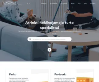 Unohub.lt(Lengva pasitikėti tuo kas patikrinta) Screenshot