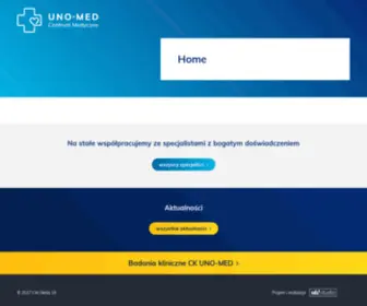 Unomed.pl(Centrum Medyczne UNO) Screenshot