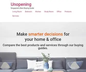 Unopening.co(Singapore's Best Buying Guide) Screenshot