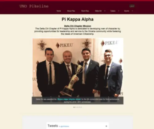 Unopikes.com(Pi Kappa Alpha) Screenshot