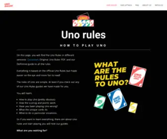 Unorules.org(Uno Rules) Screenshot