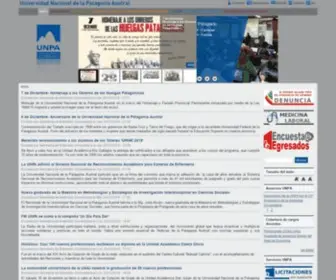 Unpa.edu.ar(Universidad Nacional de la Patagonia Austral) Screenshot