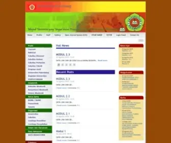 Unpal.ac.id(Universitas Palembang) Screenshot