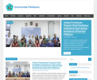 Unpatti.ac.id(Universitas Pattimura) Screenshot