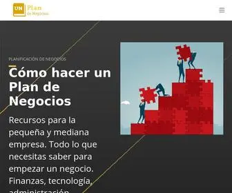 Unplandenegocios.com(Un Plan de Negocios) Screenshot