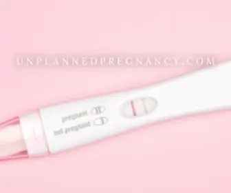 Unplannedpregnancy.com(Unplanned Pregnancy) Screenshot