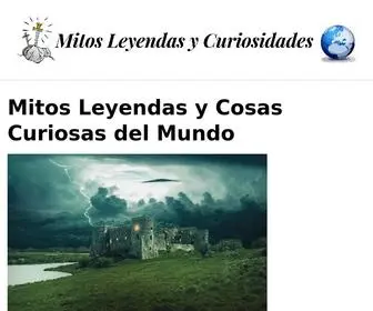 Unpocodemitosyverdades.com(Mitos Leyendas y Cosas Curiosas del Mundo) Screenshot