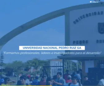 UNPRG.edu.pe(Universidad Nacional Pedro Ruiz Gallo) Screenshot