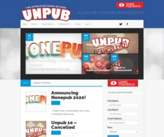 Unpub.net(The Official Website of the Unpub Expo) Screenshot