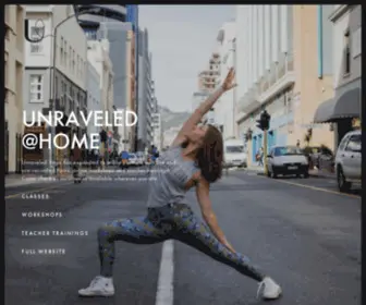 Unraveledyoga.com(Unraveled Yoga) Screenshot