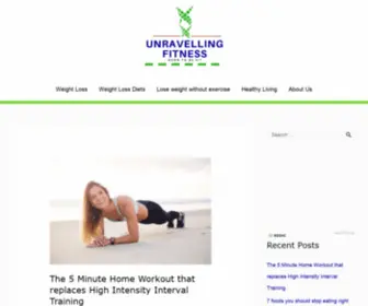 Unravellingfitness.com(Unravelling Fitness) Screenshot