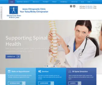 Unravelyourbones.com(Jones Chiropractic Clinic) Screenshot