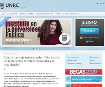 UNRC.edu.ar(Universidad Pública) Screenshot