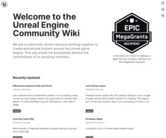 Unrealcommunity.wiki(Unreal Engine Community Wiki) Screenshot