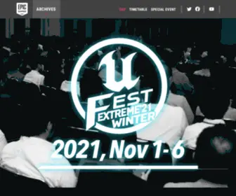 Unrealengine.jp(UNREAL FEST（アンリアルフェス）公式サイト) Screenshot