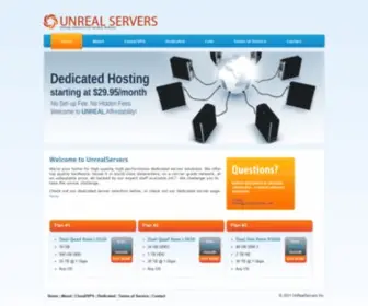 Unrealservers.net(Virtual Services for the Real World) Screenshot