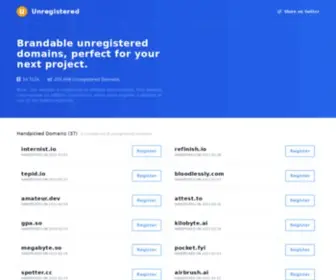 Unregistered.io(Unregistered Unregistered) Screenshot