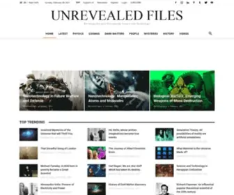 Unrevealedfiles.com(Unrevealed Files) Screenshot