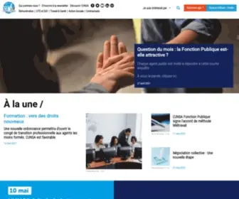 Unsa-FP.org(Union Nationale des Syndicats Autonomes) Screenshot
