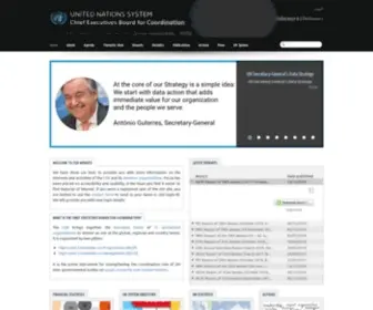 Unsceb.org(United Nations) Screenshot