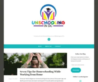 Unschoolingindc.com(A family of self) Screenshot