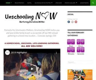 Unschoolingnow.com(Unschoolingnow) Screenshot