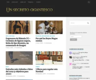 Unsecretogigantesco.com(Un secreto gigantesco) Screenshot