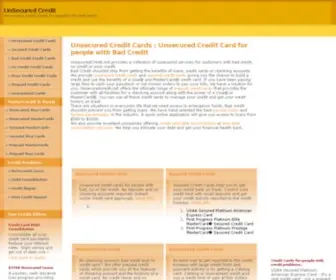 Unsecuredcredit.net(Unsecuredcredit) Screenshot