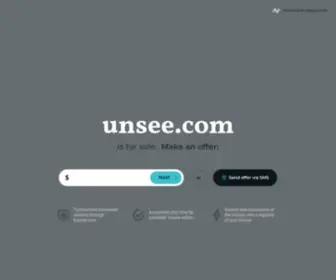 Unsee.com(Unsee) Screenshot