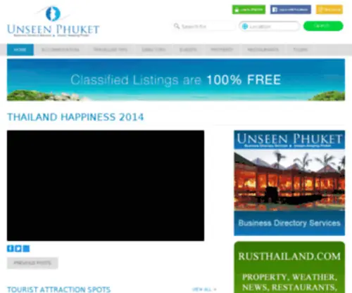 Unseenphuket.com(Unseen Phuket) Screenshot