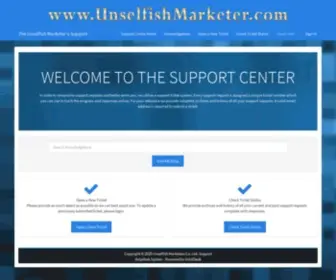 Unselfishsupport.com(Dear Members & Customers) Screenshot
