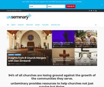 Unseminary.com(Stuff you wish they taught in seminary) Screenshot