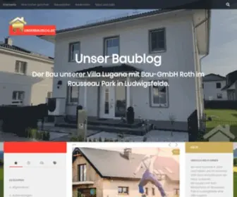 Unserbaublog.de(Unser Baublog) Screenshot