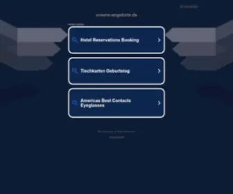 Unsere-Angebote.de(Unsere Angebote) Screenshot
