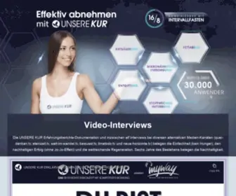 Unsere-Kur.com(Unsere KUR Stoffwechselkur) Screenshot