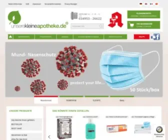 Unserekleineapotheke.de(Top-Angebote Ihrer Versandapotheke) Screenshot