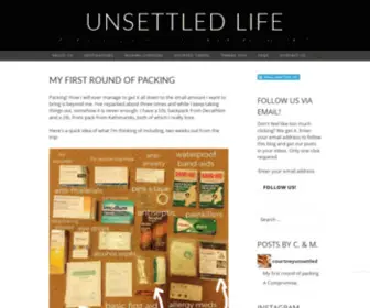 Unsettledlife.com(Unsettledlife) Screenshot