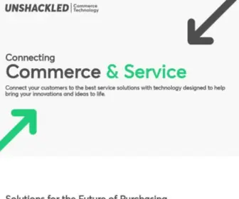 Unshackled.com(For retailers by retailers) Screenshot