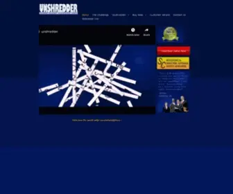 Unshredder.com(Unshredding) Screenshot