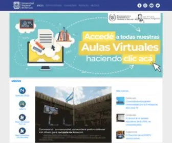 UNSL.edu.ar(La Universidad Nacional de San Luis (UNSL)) Screenshot