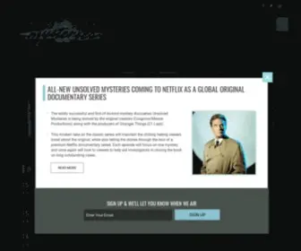 Unsolved.com(Unsolved Mysteries) Screenshot