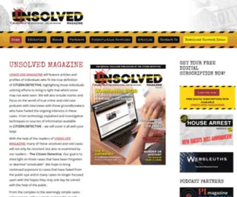 Unsolvedmagazine.com(Unsolved Magazine) Screenshot