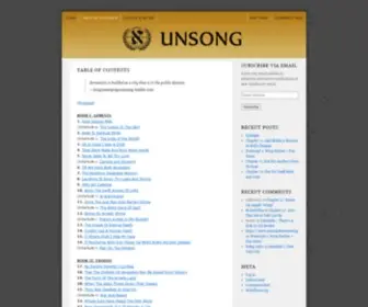 Unsongbook.com(Jerusalem is builded as a city that is in the public domain) Screenshot